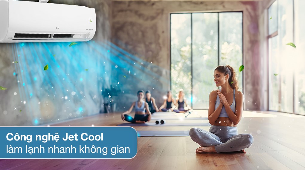 Điều hòa LG V13APFP Inverter làm mát nhanh chóng, mát lạnh sảng khoái