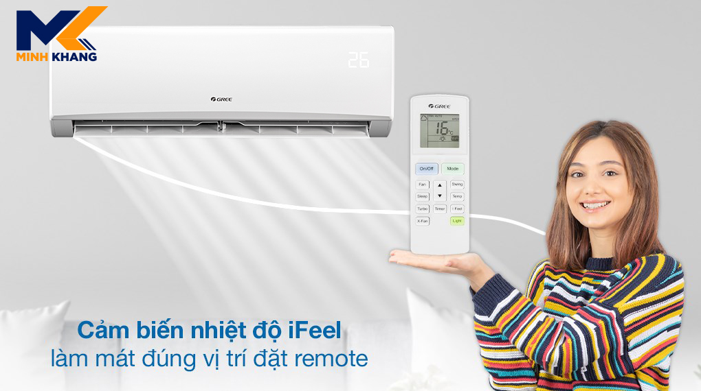 Điều Hòa Gree 9000BTU 1 Chiều AMORE9CN