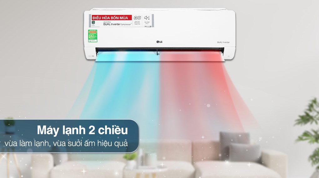 Điều hòa LG B10END1 2 chiều mang đến không gian dễ chịu suốt cả năm