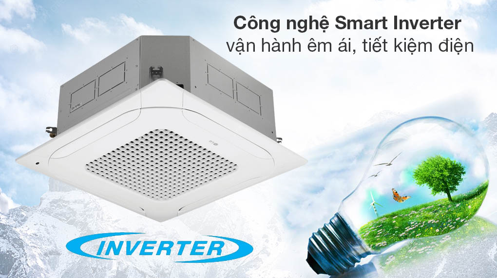 Điều hòa âm trần LG ZTNQ48GMLA0/ZUAD1 tiết kiệm điện hiệu quả