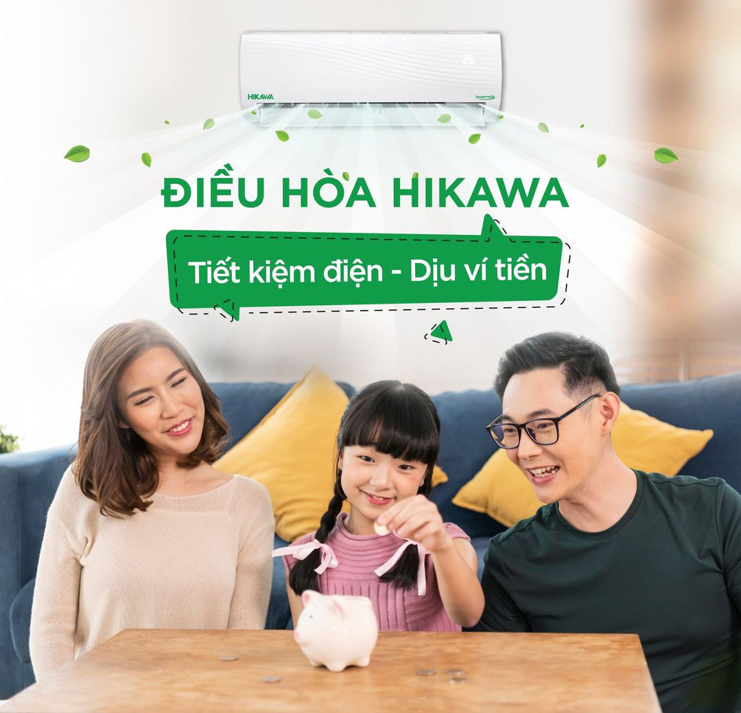 Điều hòa Hikawa HI-VC15A/K-VC15A tiết kiệm điện