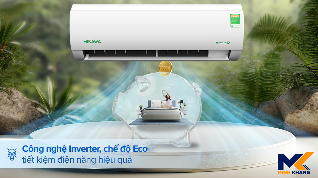 Không lo tiền điện với điều hòa HI-VH20A/K-VH20A 2 chiều