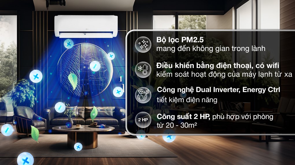 Điều Hòa LG V18WIN1 18000BTU 1 Chiều Inverter