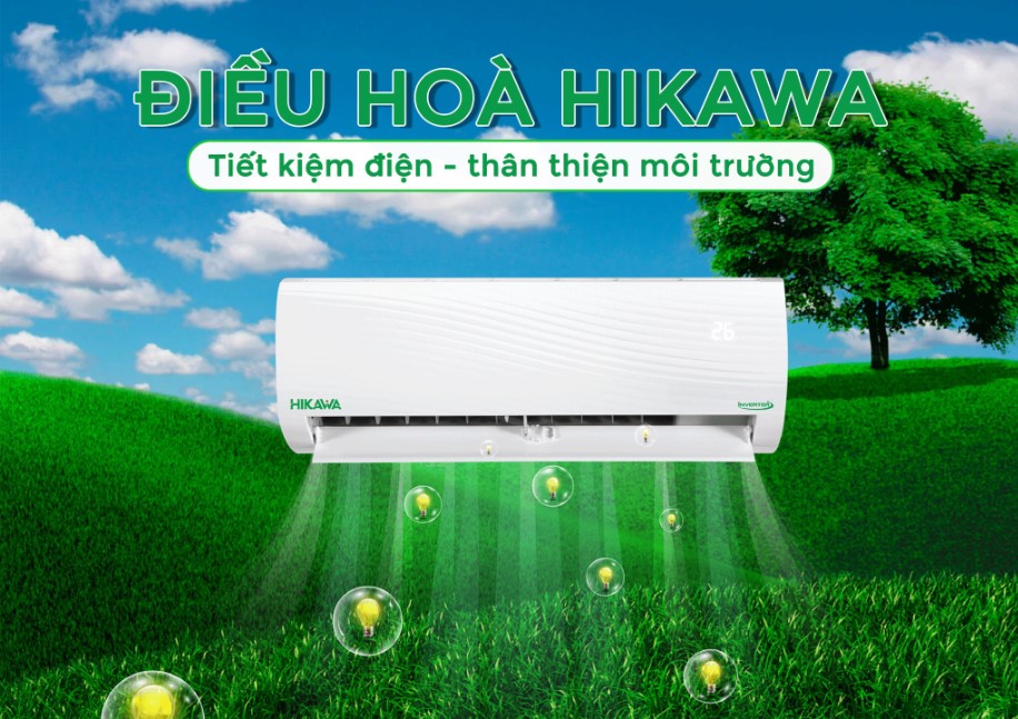 Điều hòa Hikawa HI-VC15A/K-VC15 12000BTU nhanh chóng đem đến không gian mát lạnh sảng khoái