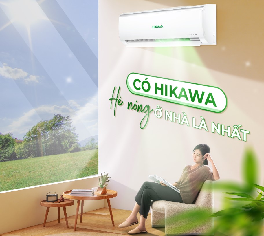 Điều hòa Hikawa HI-VC25A/K-VC25A 24000BTU mang đến không gian mát lạnh sảng khoái mà không phải chờ đợi