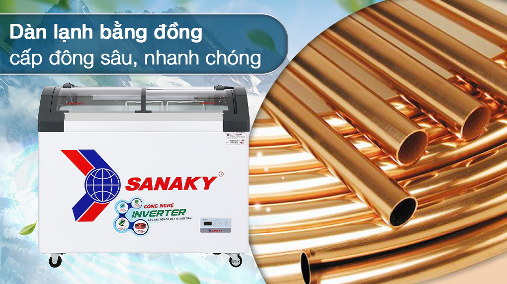 Tủ đông Sanaky VH-3899K3B 280 lít có khả năng bảo quản thực phẩm hiệu quả