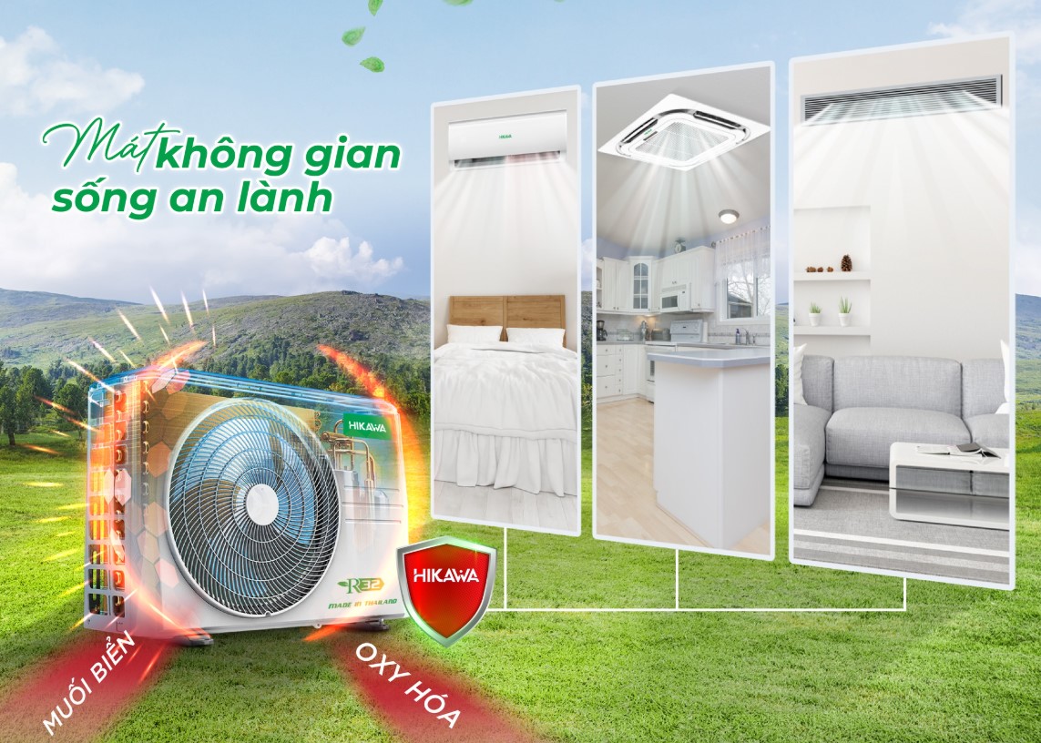 Điều hòa âm trần Hikawa HI-CC50MV/HO-CC50MV có độ bền cao