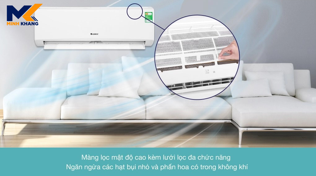 Điều Hòa Gree 12000BTU 1 Chiều AMORE12CN