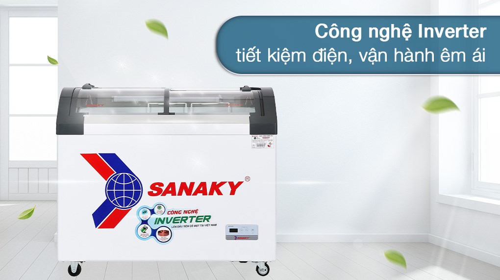 Tủ đông Sanaky VH-3899K3B Inverter giúp tiết kiệm điện năng hiệu quả