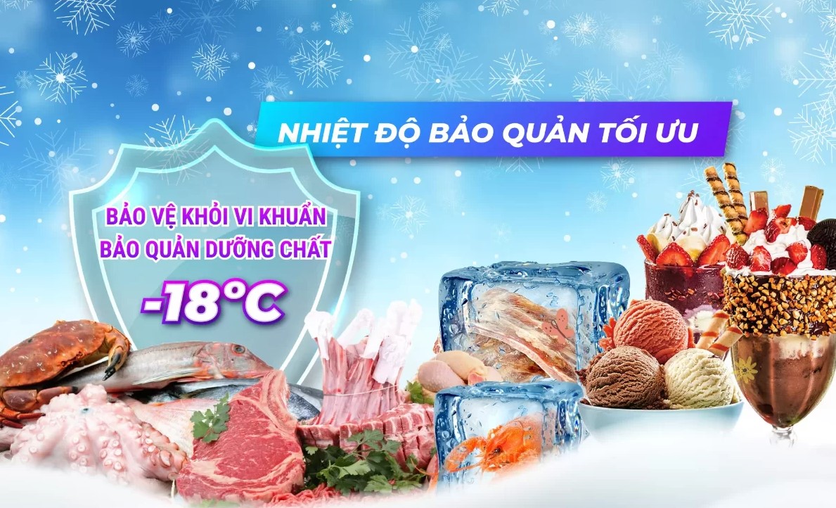Tủ đông Sanaky VH-1099K3A 750 lít bảo quản thực phẩm tối ưu, tươi ngon dài lâu