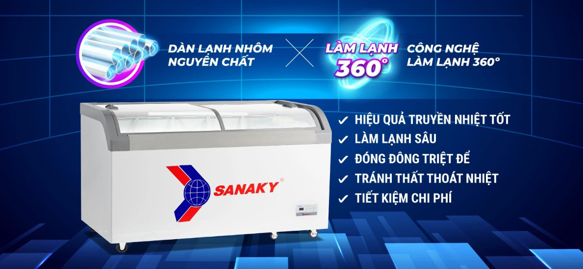 Tủ Đông Sanaky 500 Lít VH-888KA