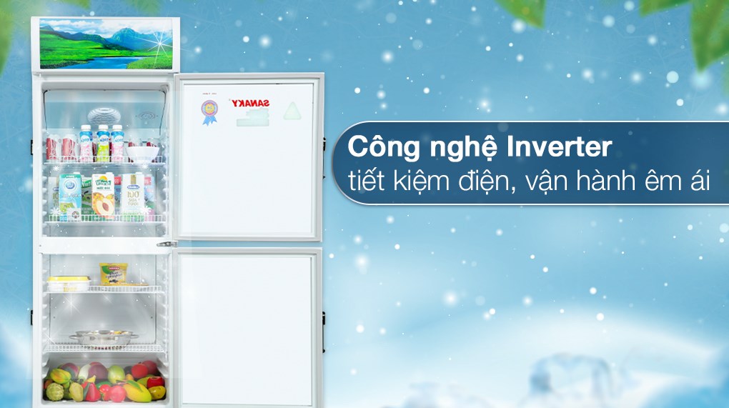 Tủ mát Sanaky VH-408W3L Inverter tiết kiệm điện vượt trội